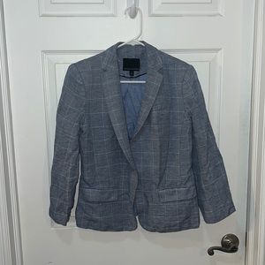 Plaid Banana Republic blazer
